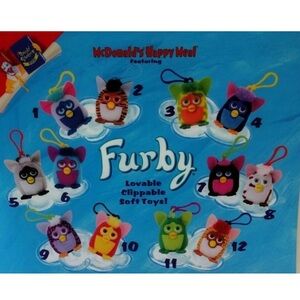 Vintage 2000 McDonald’s Furby Cow Bag Charm